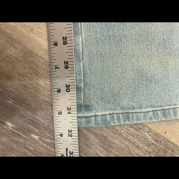 NWT Ellen Tracy Jeans Indigo Style80484203  Size 14 Wide Leg Casual Full - Picture 11 of 13